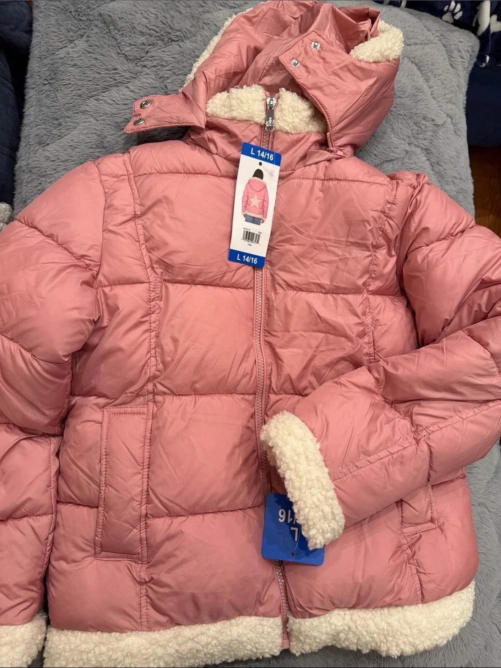 NWT Sam Edelman Pink Jacket with Cream Accents